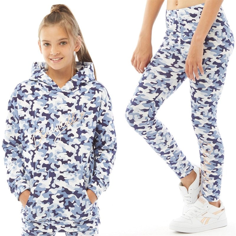 Pindydoll Girls Carrie Tracksuit Set Blue Camo - Image 2