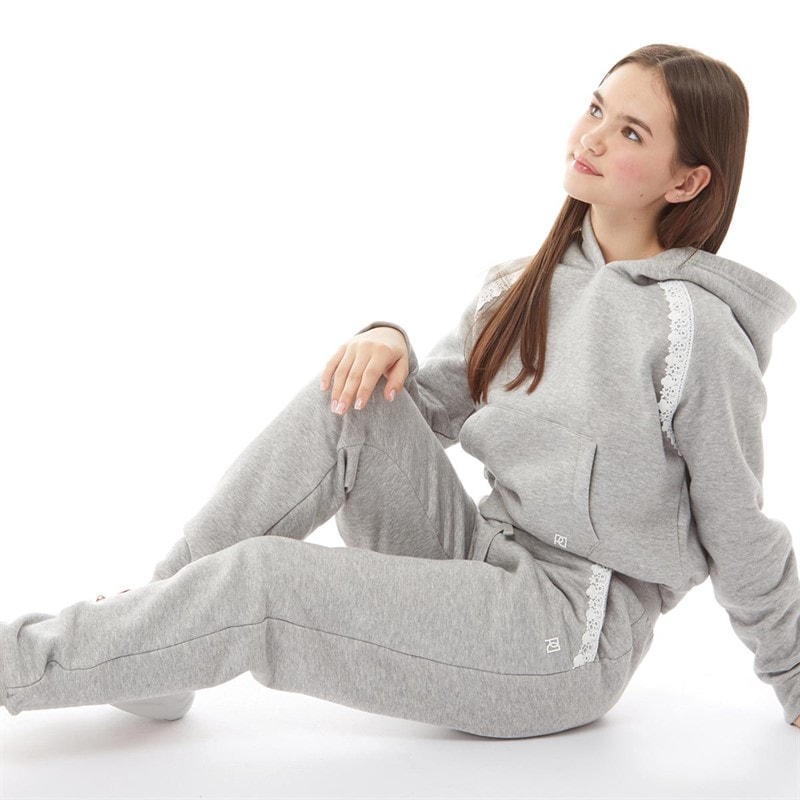 Pindydoll Girls Silvie Tracksuit Grey Marl