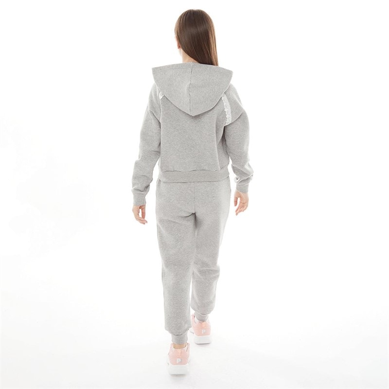 Pindydoll Girls Silvie Tracksuit Grey Marl - Image 2