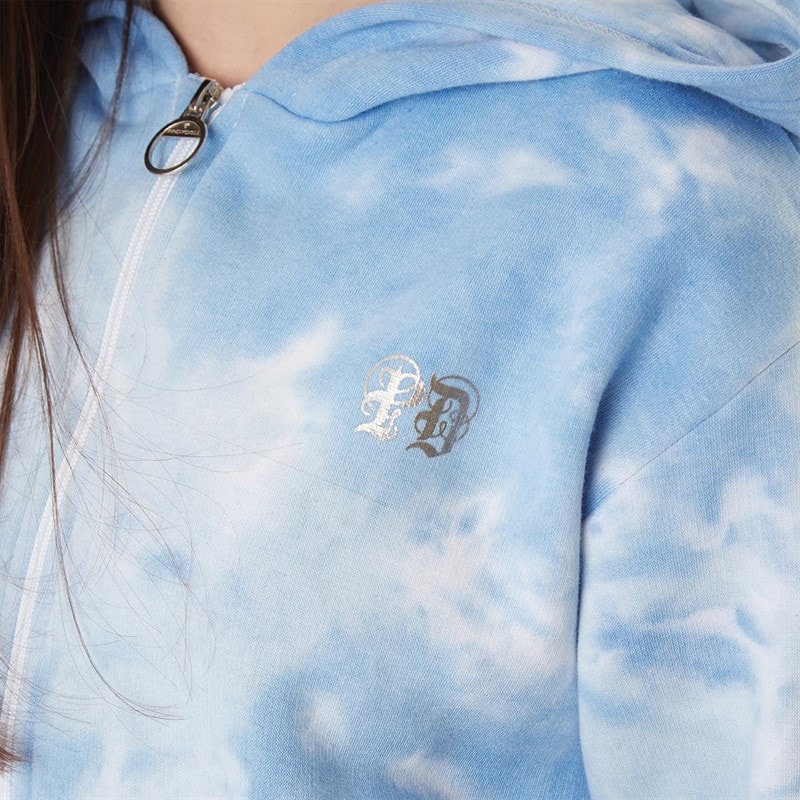 Pindydoll Girls Zara Tracksuit Blue Tie Dye - Image 3