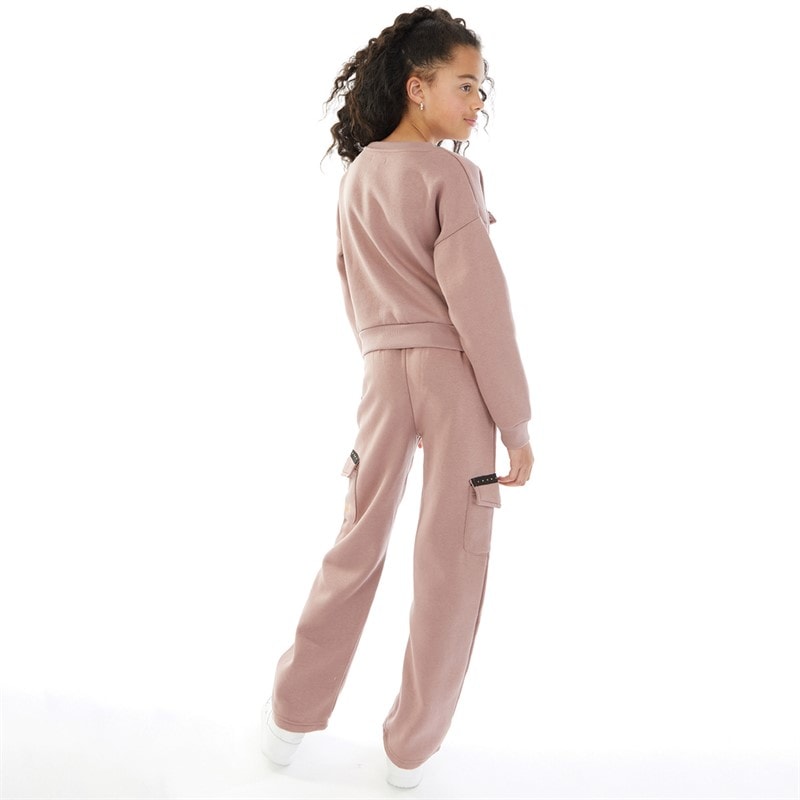Pindydoll Girls Hayward Tracksuit Dusky Rose - Image 2