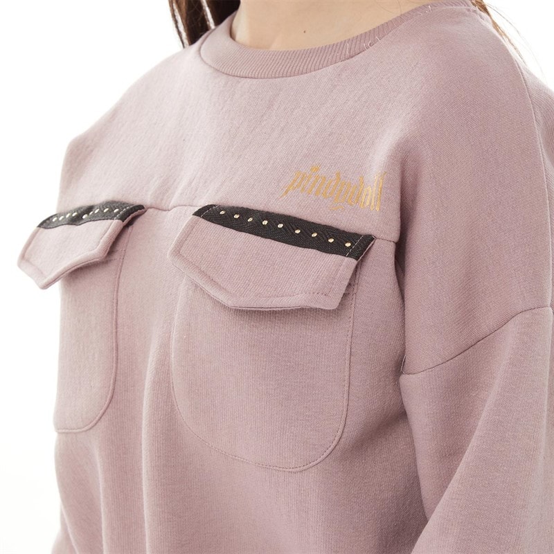 Pindydoll Girls Hayward Tracksuit Dusky Rose - Image 3