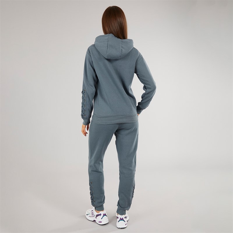 Pindydoll Womens Ellan Two Piece Hoodie And Joggers Set Dark Slate - Image 2