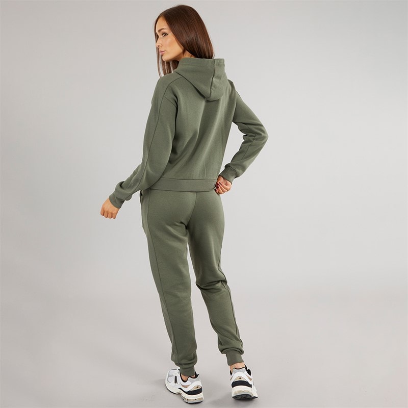 Pindydoll Womens Orla Two Piece Hoodie And Joggers Set Khaki - Image 2