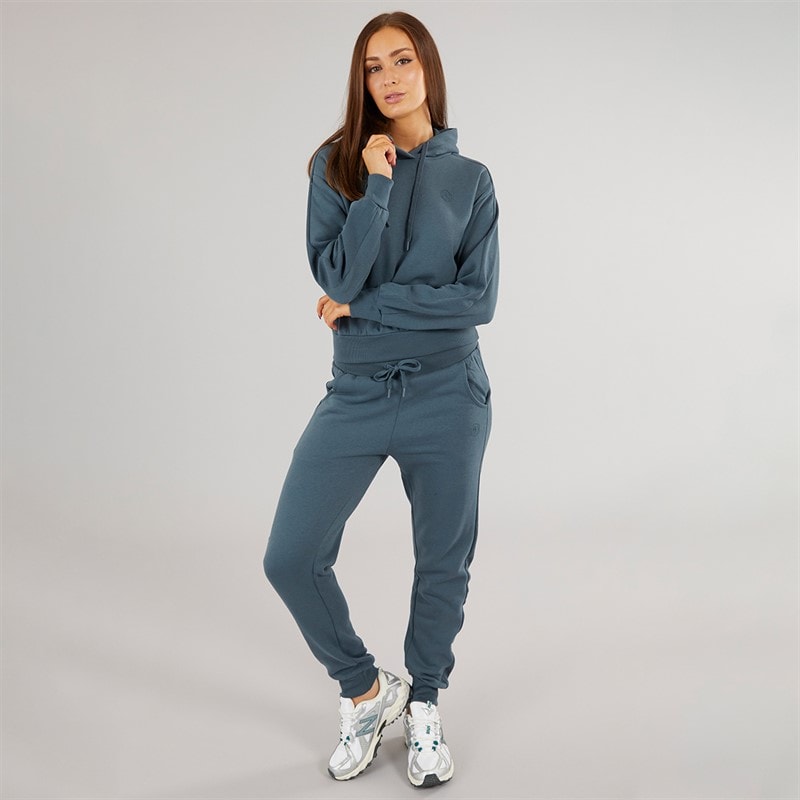 Pindydoll Womens Orla Two Piece Hoodie And Joggers Set Dark Slate - Image 4