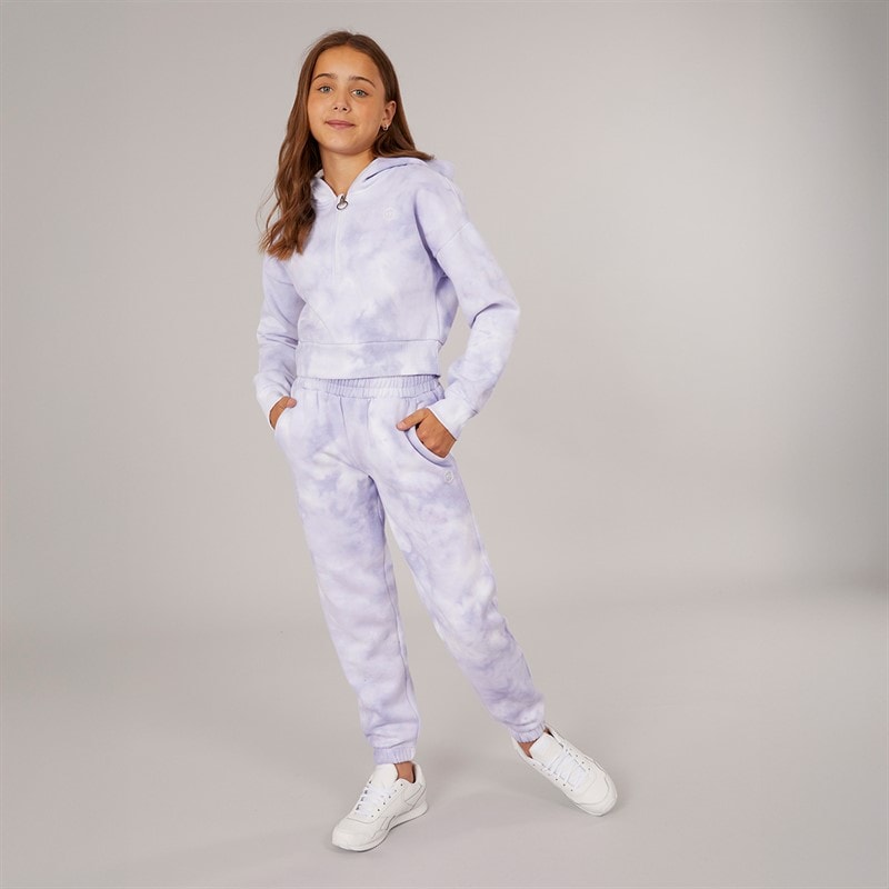 Pindydoll Girls 1/4 Zip Evelyn Tracksuit Tie Dye - Image 5