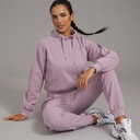 Pindydoll Womens Orla Two Piece Hoodie And Joggers Set Keepsake Lilac