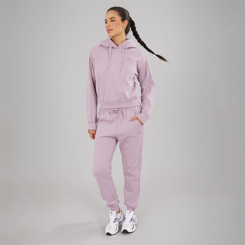 Pindydoll Womens Orla Two Piece Hoodie And Joggers Set Keepsake Lilac - Image 4