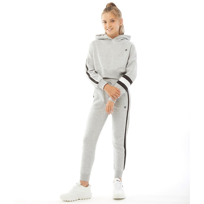 Pindydoll Girls Dee Hoodie And Joggers Set Tracksuit  Grey - Image 4