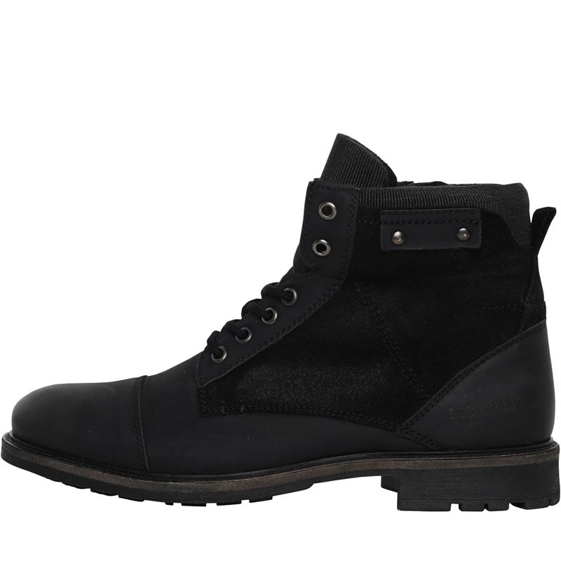 883 Police Mens Case Boots Black