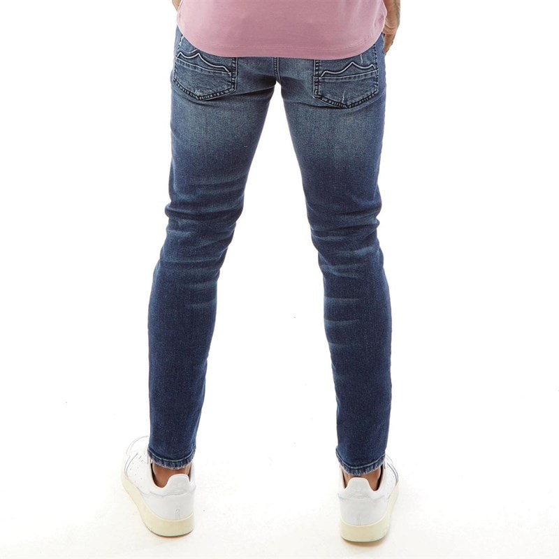 883 Police Mens Marco 721 Slim Fit Jeans 721 - Blue - Image 2