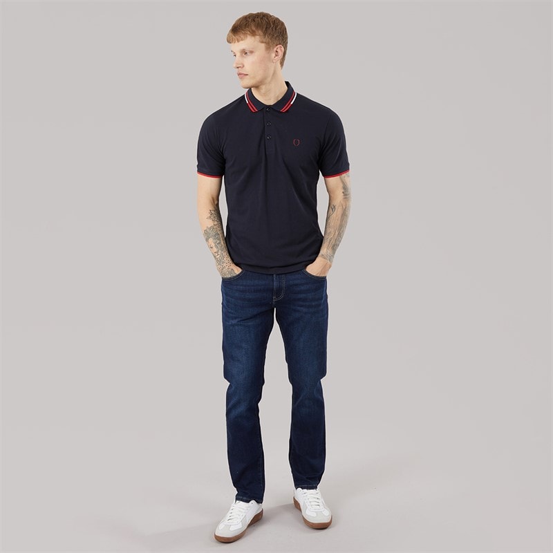 883 Police Mens Pottin 407 Regular Fit Jeans 407-Blue - Image 4