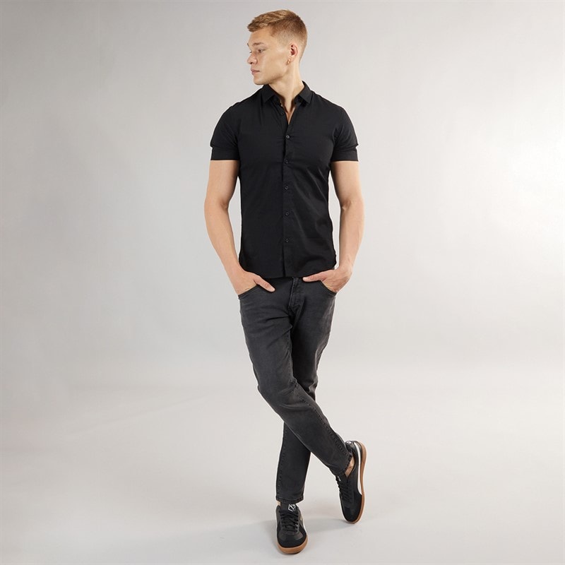 883 Police Mens Champa 409 Slim Fit Jeans 409-Black - Image 4