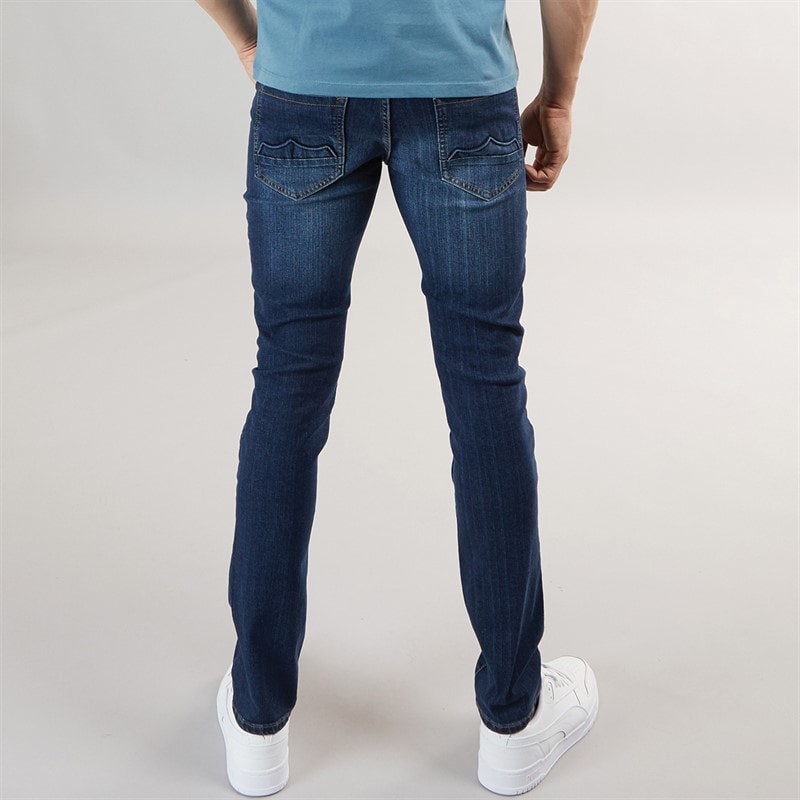 883 Police Mens Acquiesce 665 Slim Fit Jeans 665-Midwash - Image 2