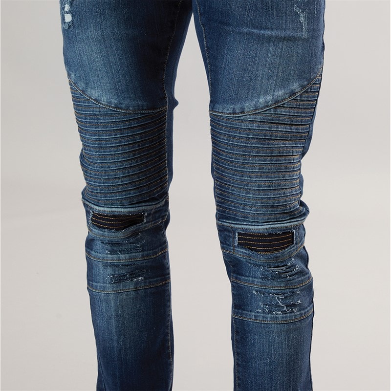 883 Police Mens Acquiesce 665 Slim Fit Jeans 665-Midwash - Image 3