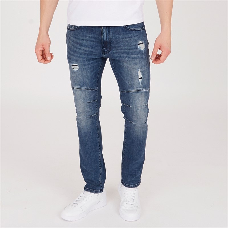 883 Police Mens Univers 537 Slim Fit Jeans 537-Blue
