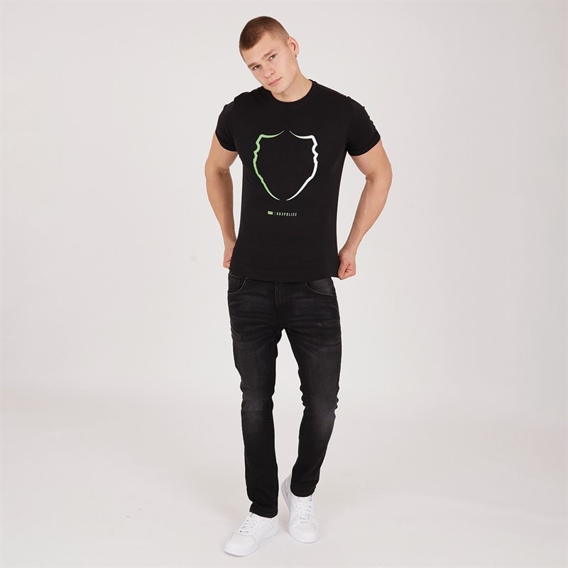 883 Police Mens Jojo T-Shirt Black - Image 3