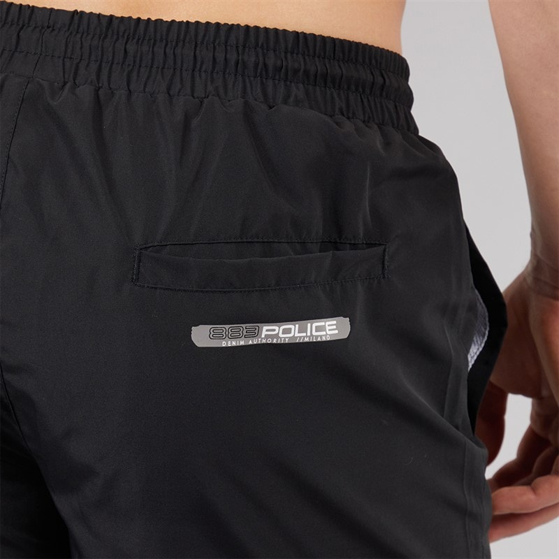 883 Police Mens Calix SwimShorts Black - Image 5
