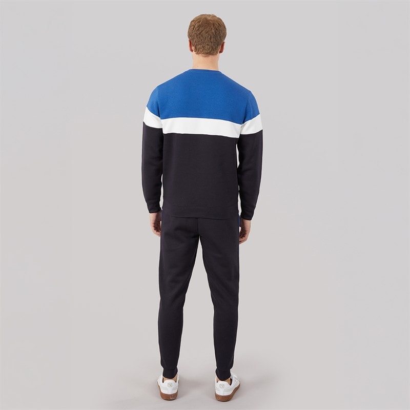 883 Police Mens Riyad Tracksuit Navy/Electric Blue/White - Image 2