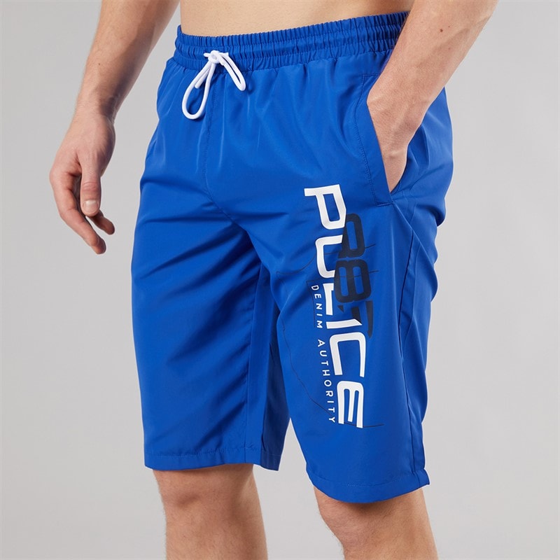 883 Police Mens Calix Swim Shorts E.Blue