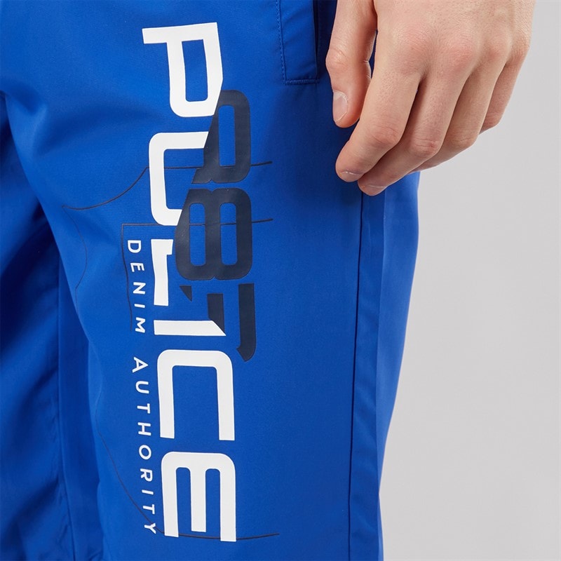 883 Police Mens Calix Swim Shorts E.Blue - Image 3