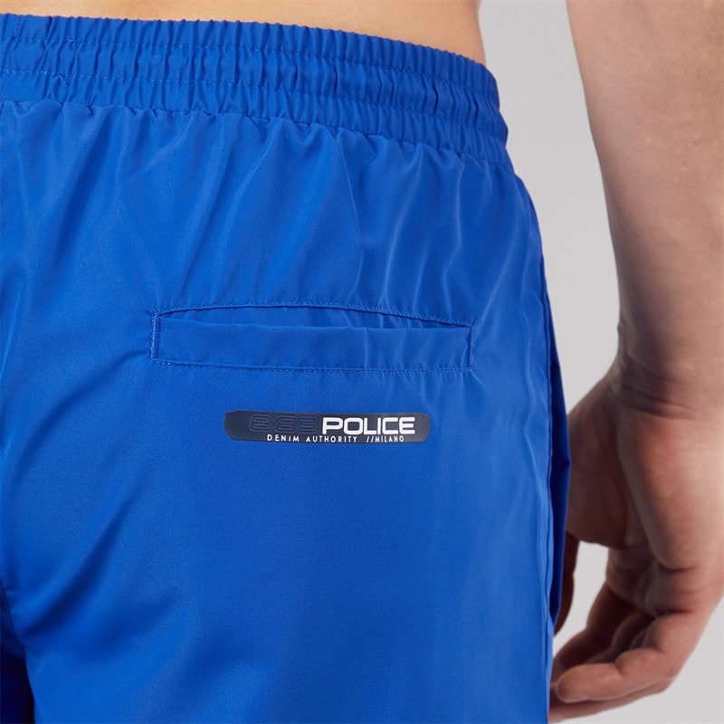 883 Police Mens Calix Swim Shorts E.Blue - Image 5