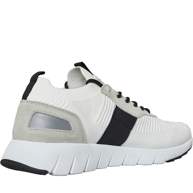 883 Police Mens Joris Trainers White/Black - Image 5