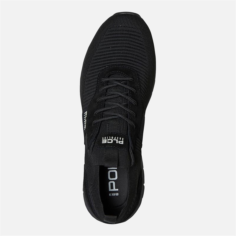 883 Police Mens Joris Trainers Black - Image 4