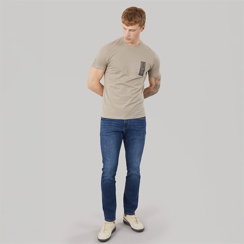 883 Police Mens Moriarty Slim Fit Jeans Blue - Image 4