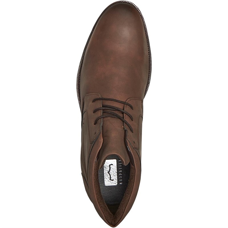 883 Police Mens Terro Chukka Boots Brown - Image 4