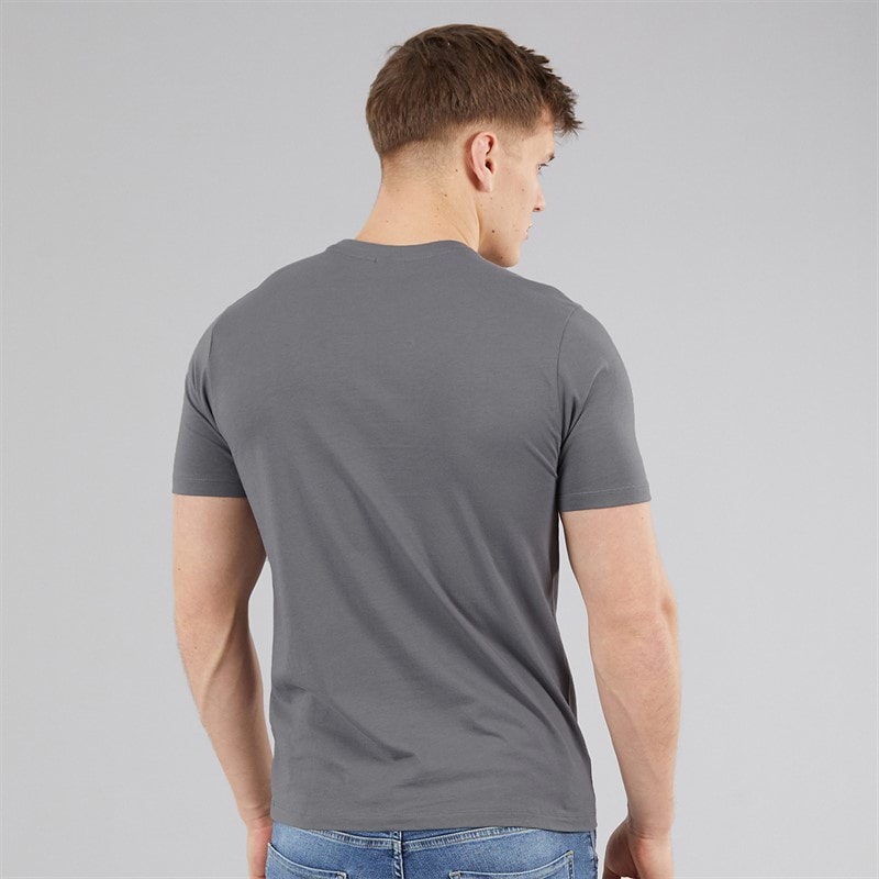 883 Police Mens Ives T-Shirt Circ Grey - Image 2