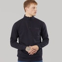 883 Police Mens Mossley 1/4 Zip Sweatshirt Navy