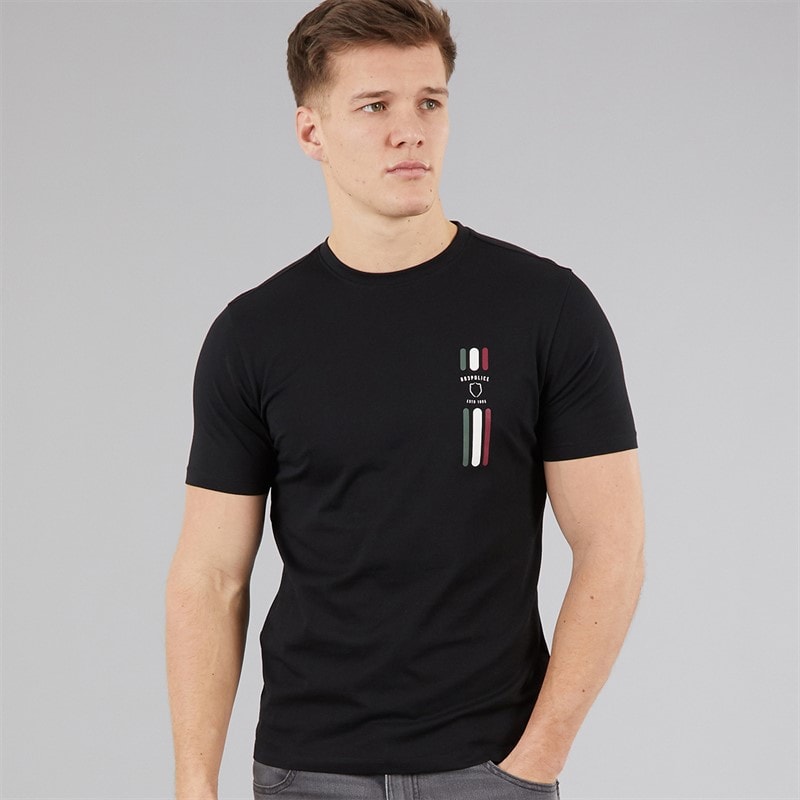 883 Police Mens Shipston T-Shirt Black - Image 1