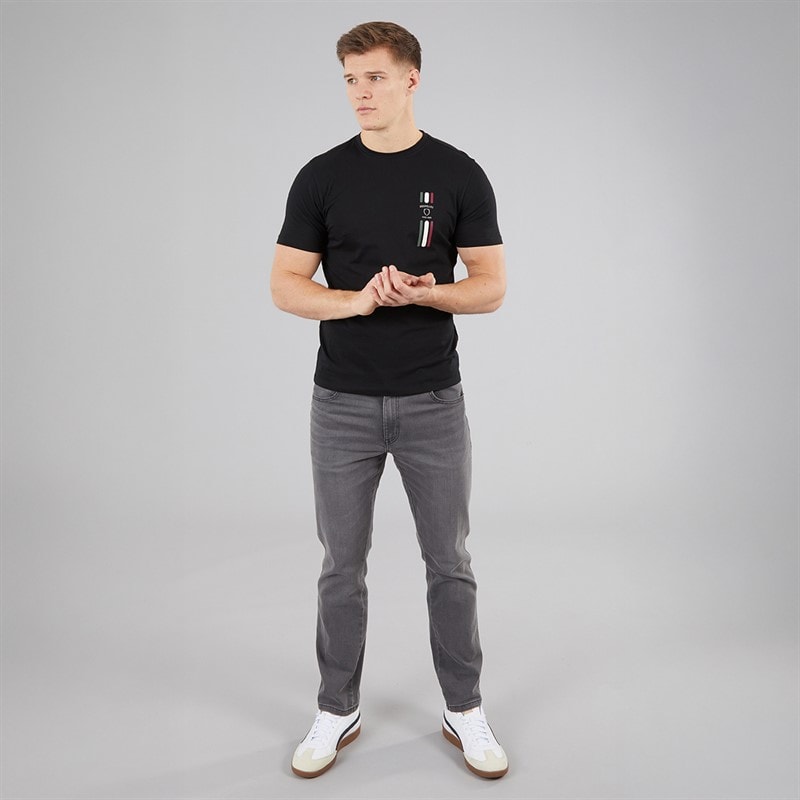 883 Police Mens Shipston T-Shirt Black - Image 4