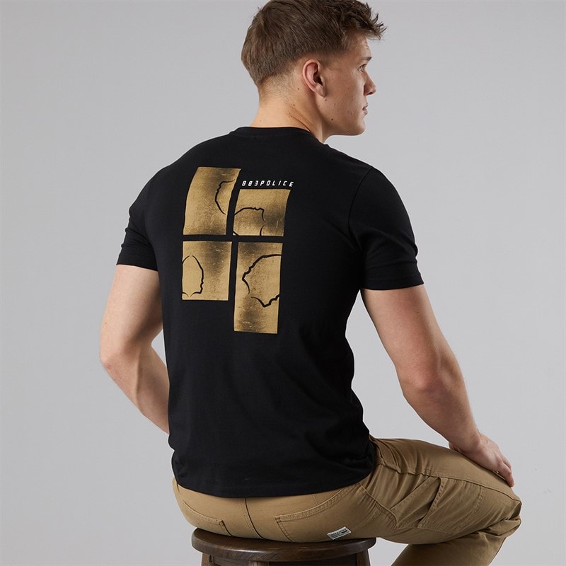 883 Police Mens Ryle T-Shirt Black