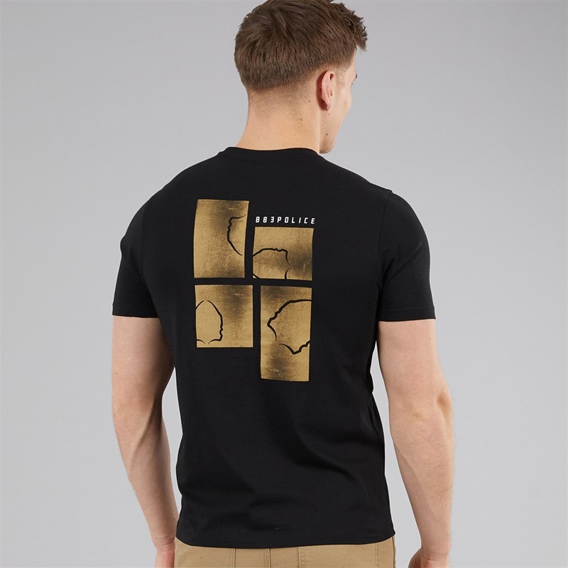 883 Police Mens Ryle T-Shirt Black - Image 3
