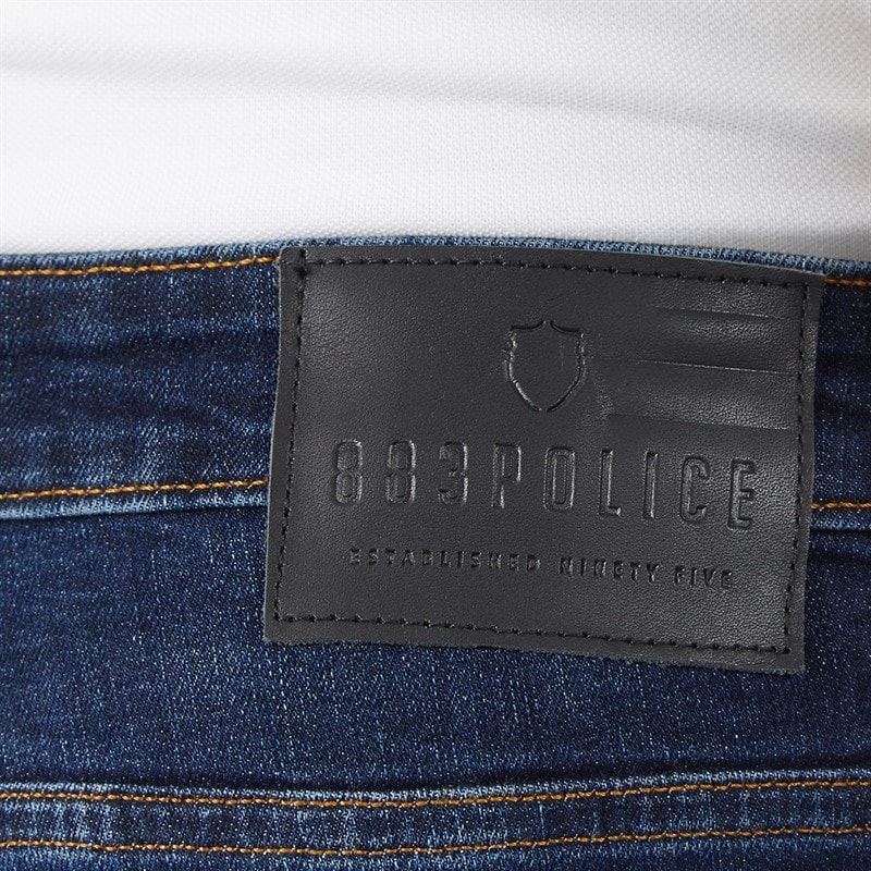 883 Police Mens Tyl 1026 Regular Fit Jeans 1026 Blue - Image 3