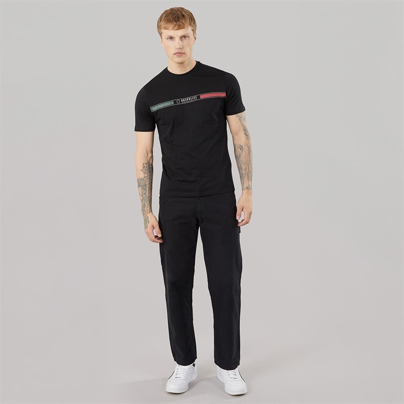 883 Police Mens Dareton T-Shirt Black - Image 3