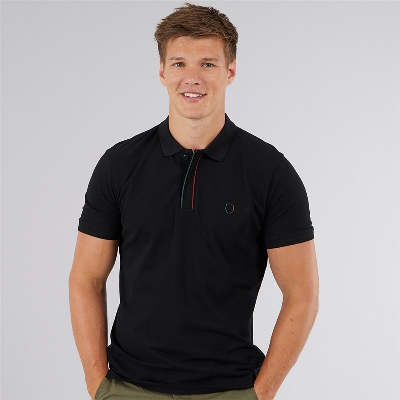 883 Police Mens Tumut Polo Shirt Black - Image 3