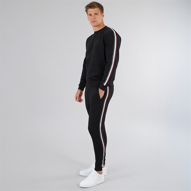 883 Police Mens Sprinwood Tracksuit Black - Image 5