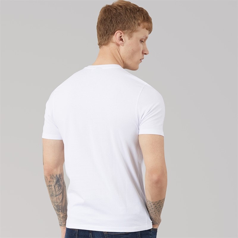 883 Police Mens Cobar T-Shirt White - Image 2