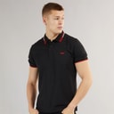 883 Police Mens Catterick Polo Shirt Black