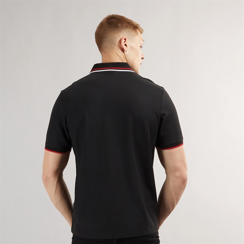 883 Police Mens Catterick Polo Shirt Black - Image 2