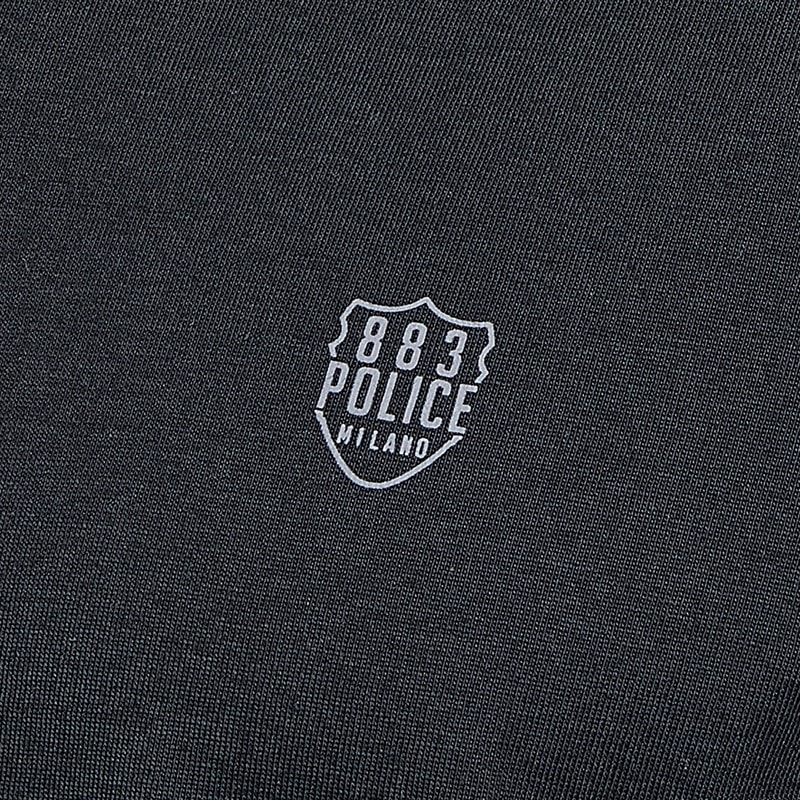883 Police Mens Saxe Five Pack T-Shirts Black/Vapour Grey/Navy/Pastel Khaki/White - Image 2