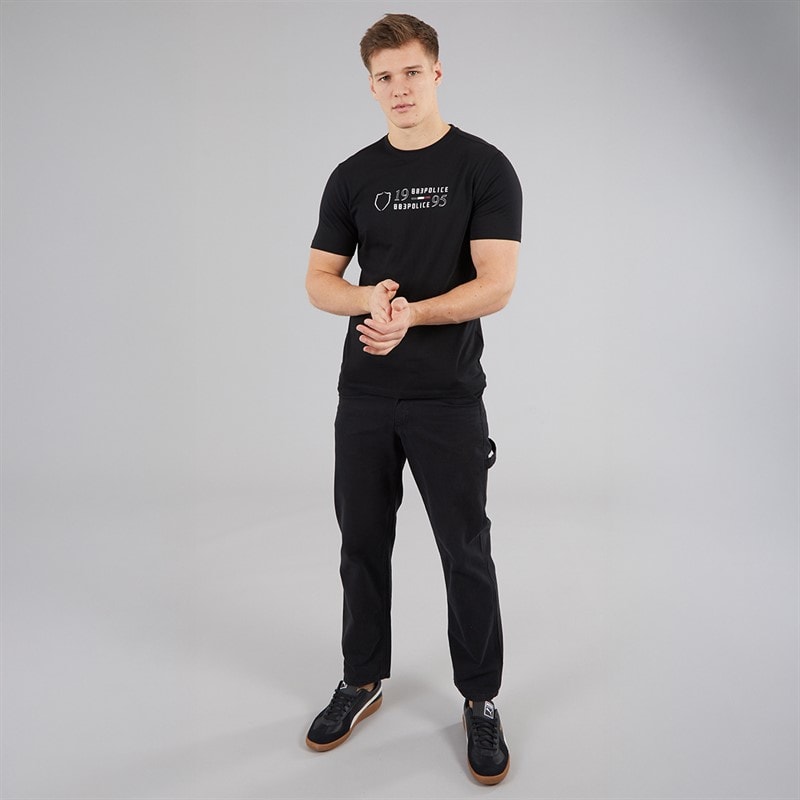 883 Police Mens Castelrotto T-Shirt Black - Image 4