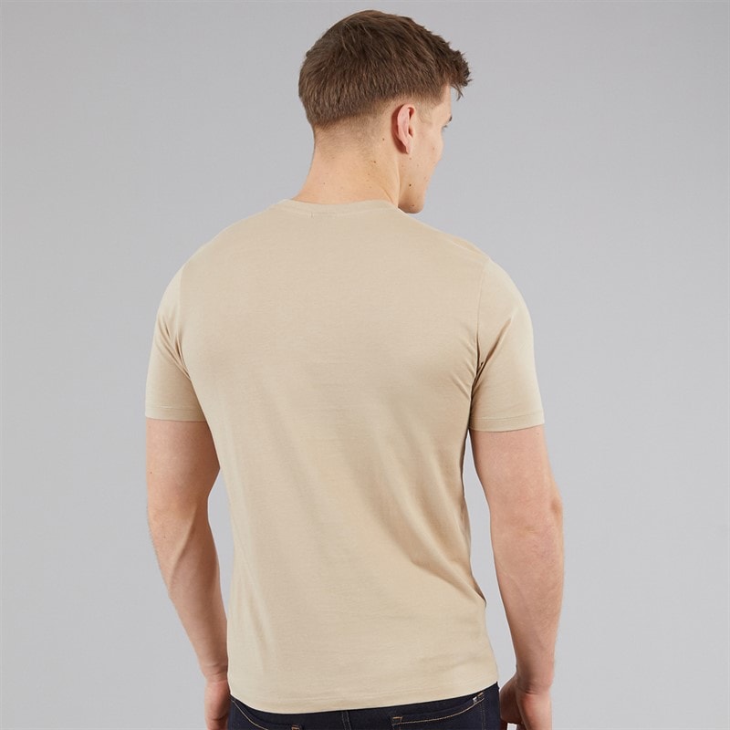 883 Police Mens Clusone T-Shirt Pastel Camel - Image 2