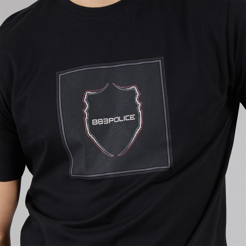 883 Police Mens Vogogna T-Shirt Black - Image 3