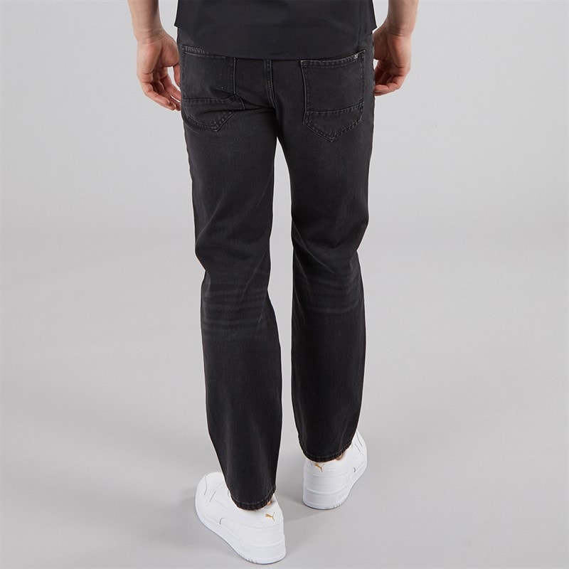 883 Police Mens Todd 1018 Relaxed Regular Fit Jeans 1018 Black - Image 2