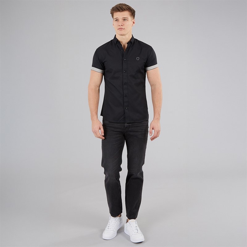 883 Police Mens Todd 1018 Relaxed Regular Fit Jeans 1018 Black - Image 4