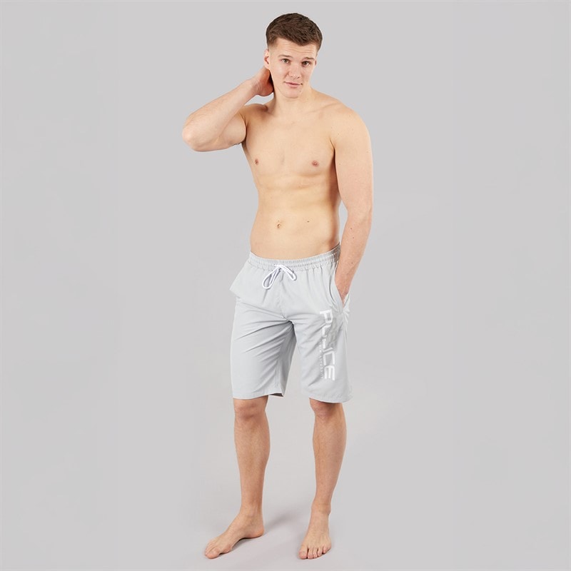 883 Police Mens Calix Swim Shorts Vapour Grey - Image 4